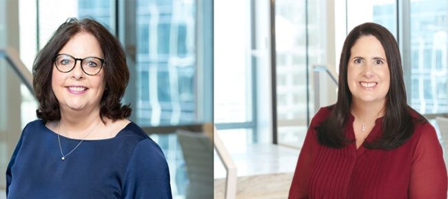 Professional headshot of Ann Marie Williams, a dedicated and experienced member of the Juna Financial Solutions team, looking confident and approachable. Alongside is another professional headshot of Janelle Gaffer, showcasing her as a knowledgeable and committed financial expert at Juna Financial Solutions.